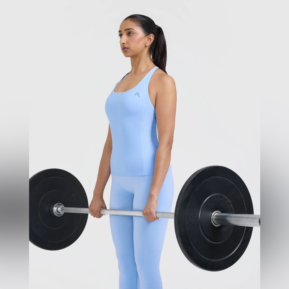 Oner Active Timeless Square Neck Vest | Powdered Blue - S - Picture 6 of 6